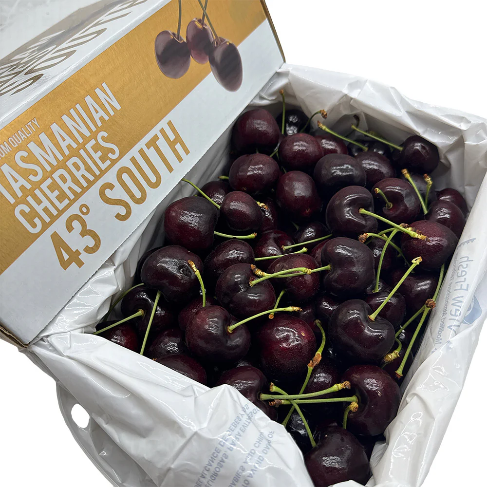 Tasmanian Hansen Lapin Cherries Gift Box 36mm+ - 2kg - Image 4