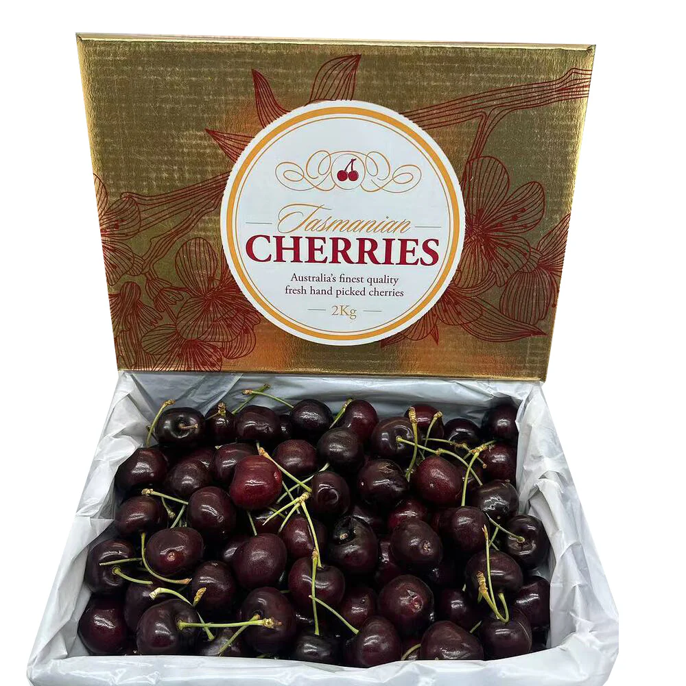 Tasmanian Lapin Cherries Gift Box 2kg – 32–34mm - Image 3