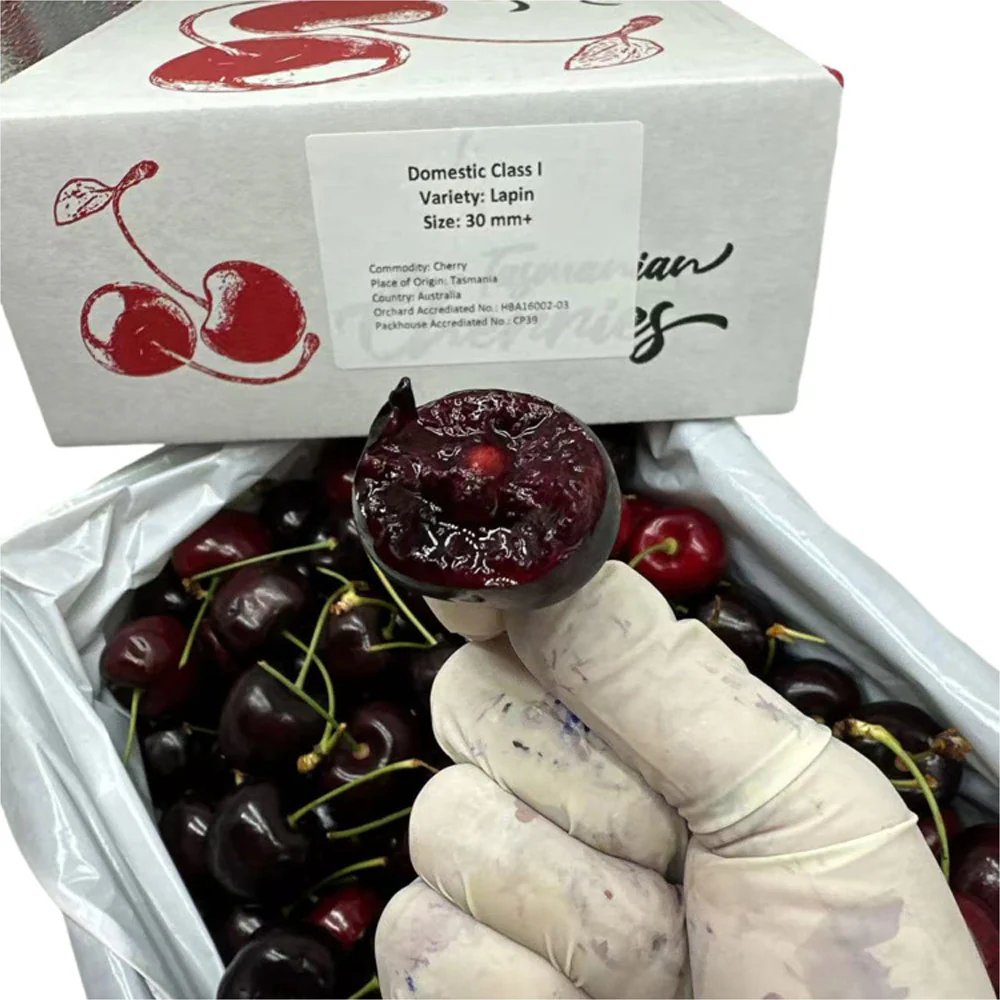 Tasmanian Lapin Cherries Gift Box 30–32mm - 2kg - Image 4
