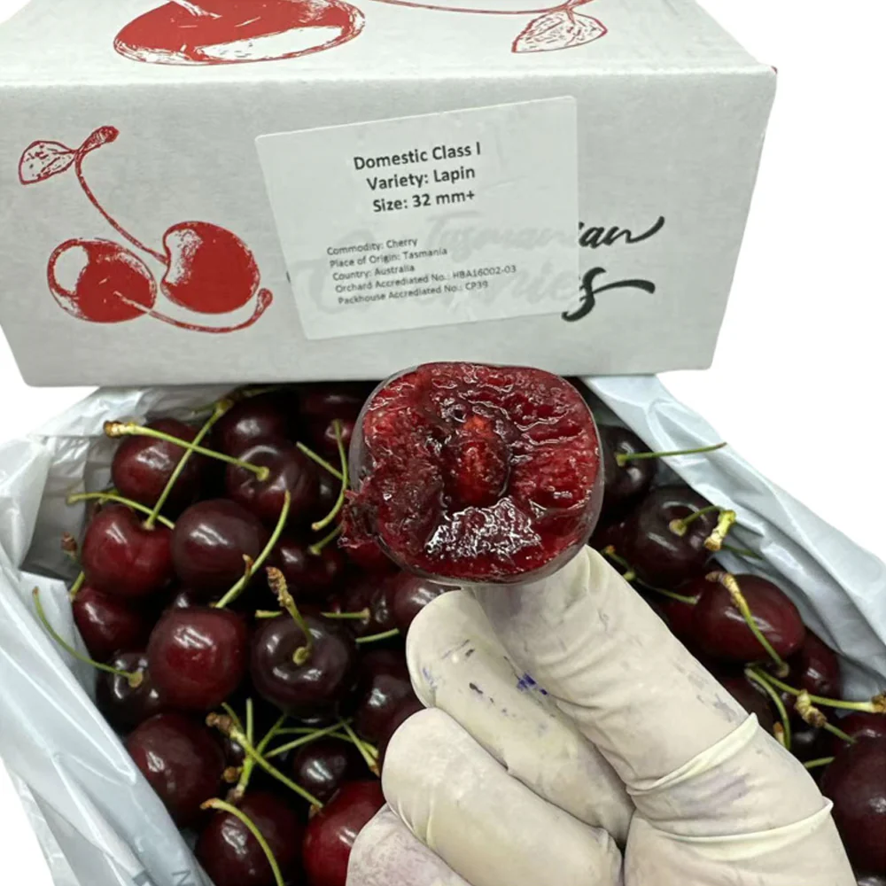 Tasmanian Lapin Cherries Gift Box 32–34mm – 2kg - Image 4
