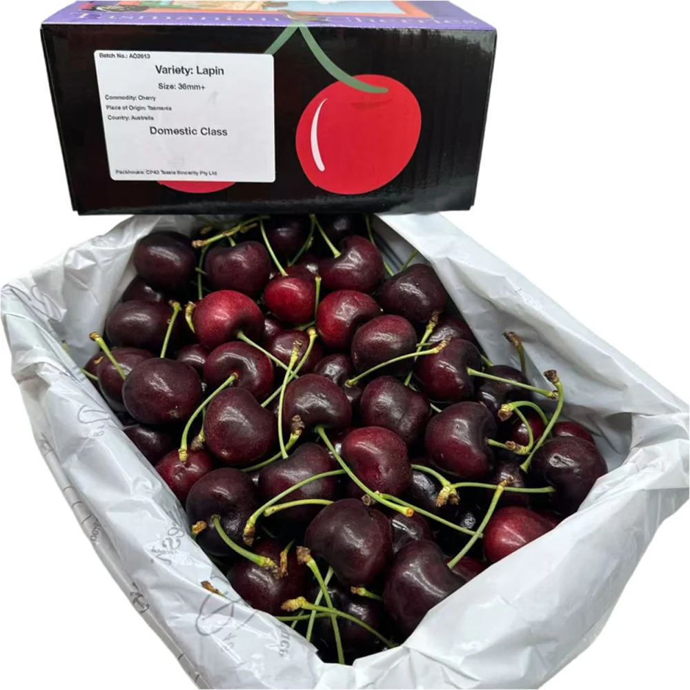 Tasmanian Lapin Cherries Gift Box 36–38mm – 2kg - Farm Direct from Tasmania - Image 4
