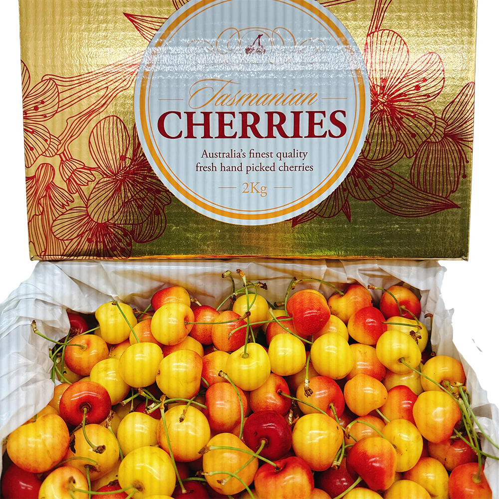 Tasmanian White Cherries Gift Box - 2kg - Image 5