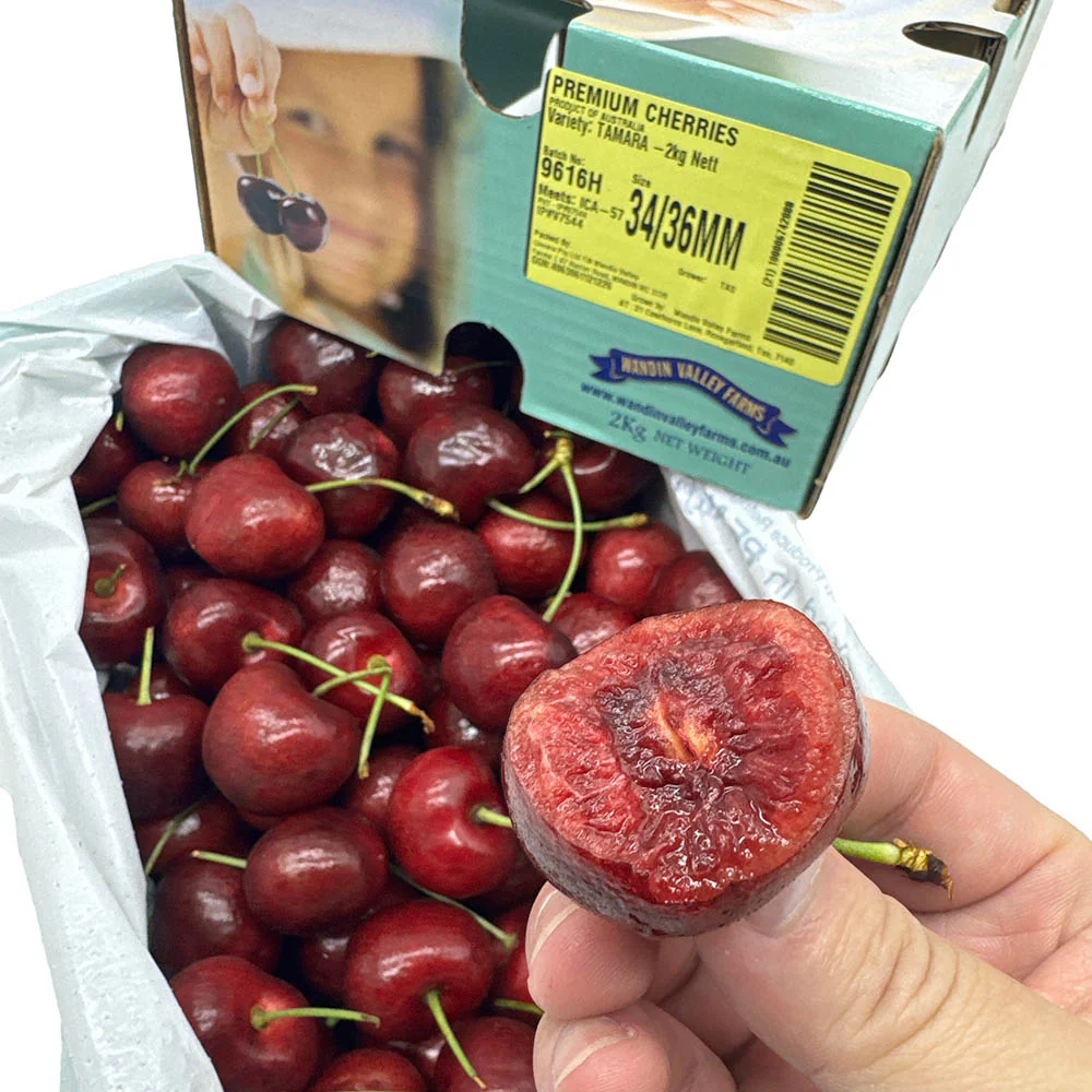 Tasmanian WVF Tamara Cherries 34-36mm Gift Box 2kg - Image 2