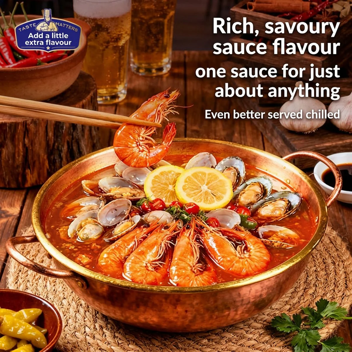 Taste Matters Spicy Marinade Seasoning for Chilled Seafood 60g - Mala Dressing Base for Cold Dishes - Image 3