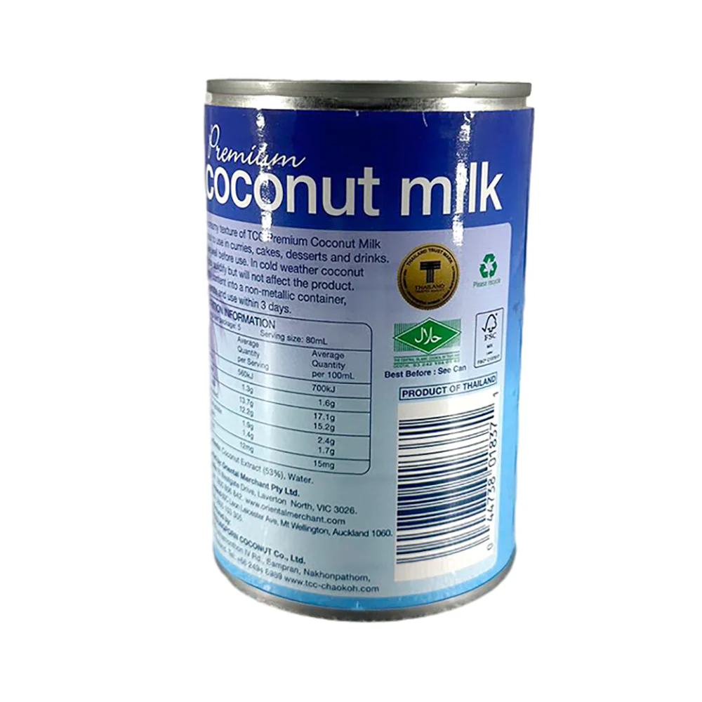 TCC Premium Coconut Milk - 400ml - Image 2