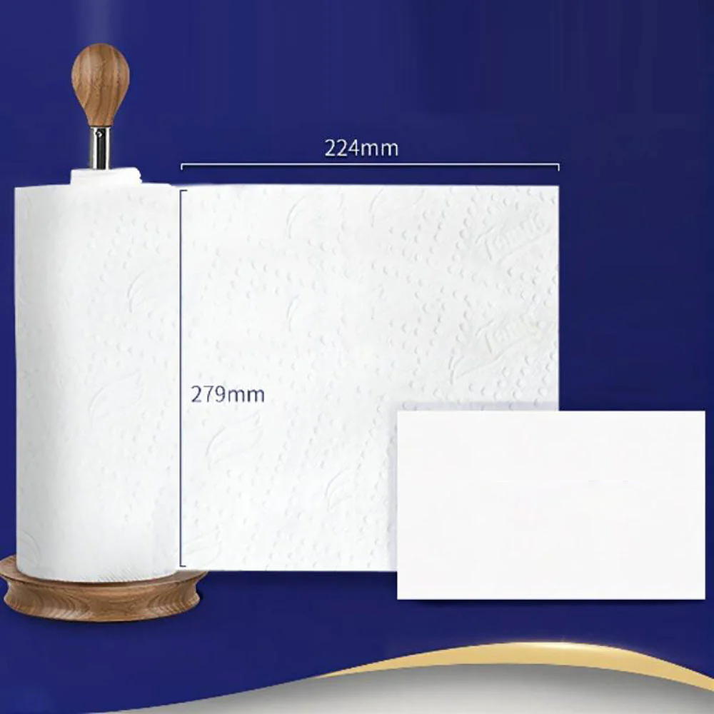 Tempo 3-Layer Flash Absorbent Kitchen Roll Paper, 88 Sheets per Roll - Image 5