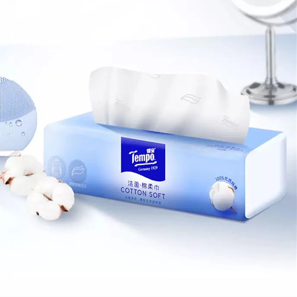 Tempo Soft Cotton Towels, 90 Sheets per Pack, 3 Packs Included - Image 4