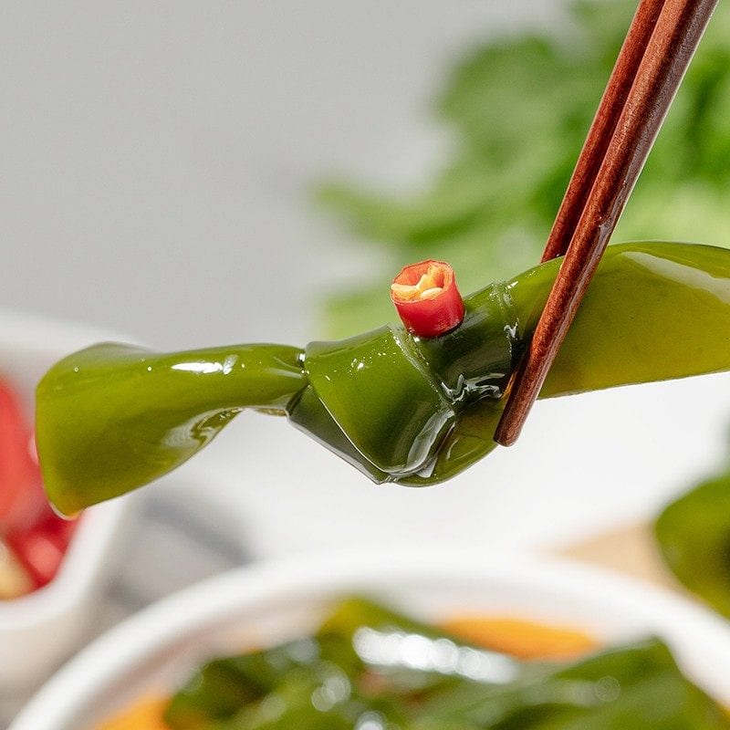 Ten Years Seaweed Knots - Spicy & Sour Flavor, 180g - Image 2