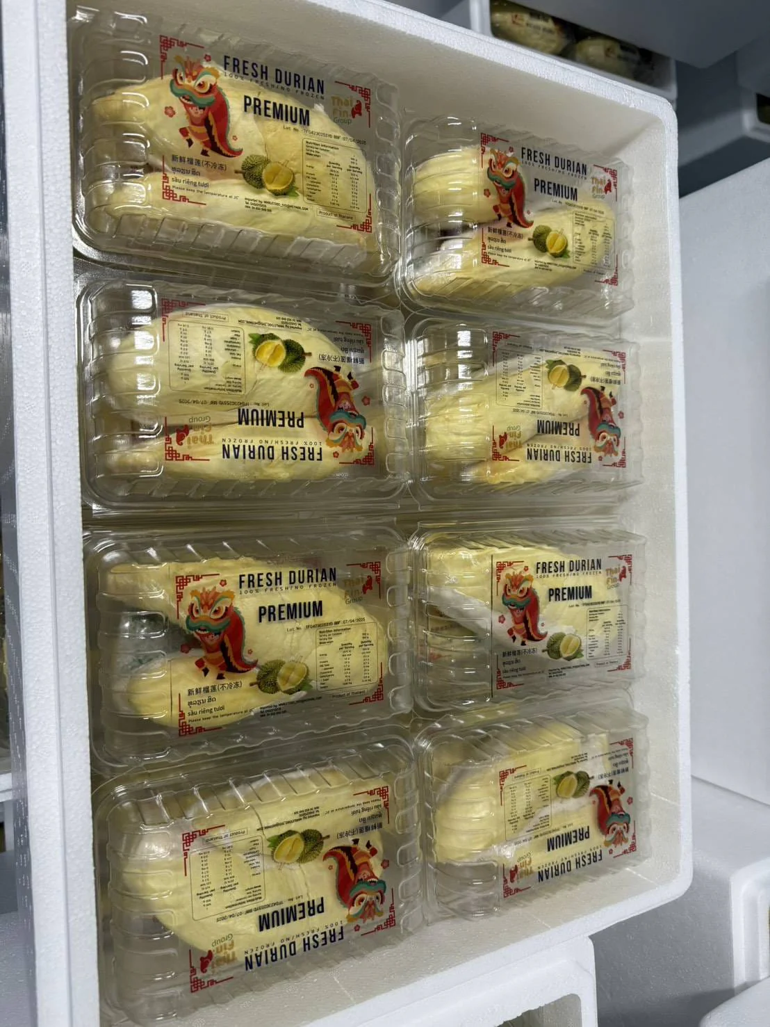 Thai Fresh Premium Monthong Durian - 500g - Image 4