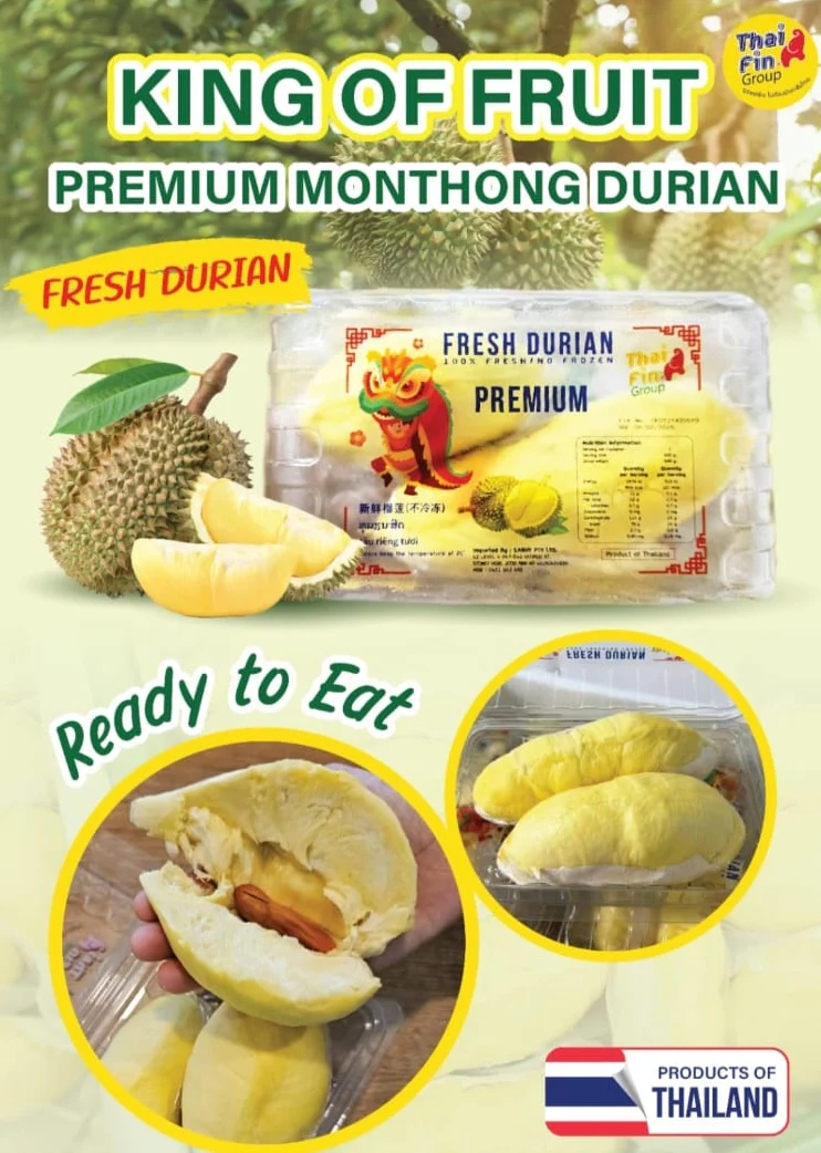 Thai Fresh Premium Monthong Durian - 500g - Image 7