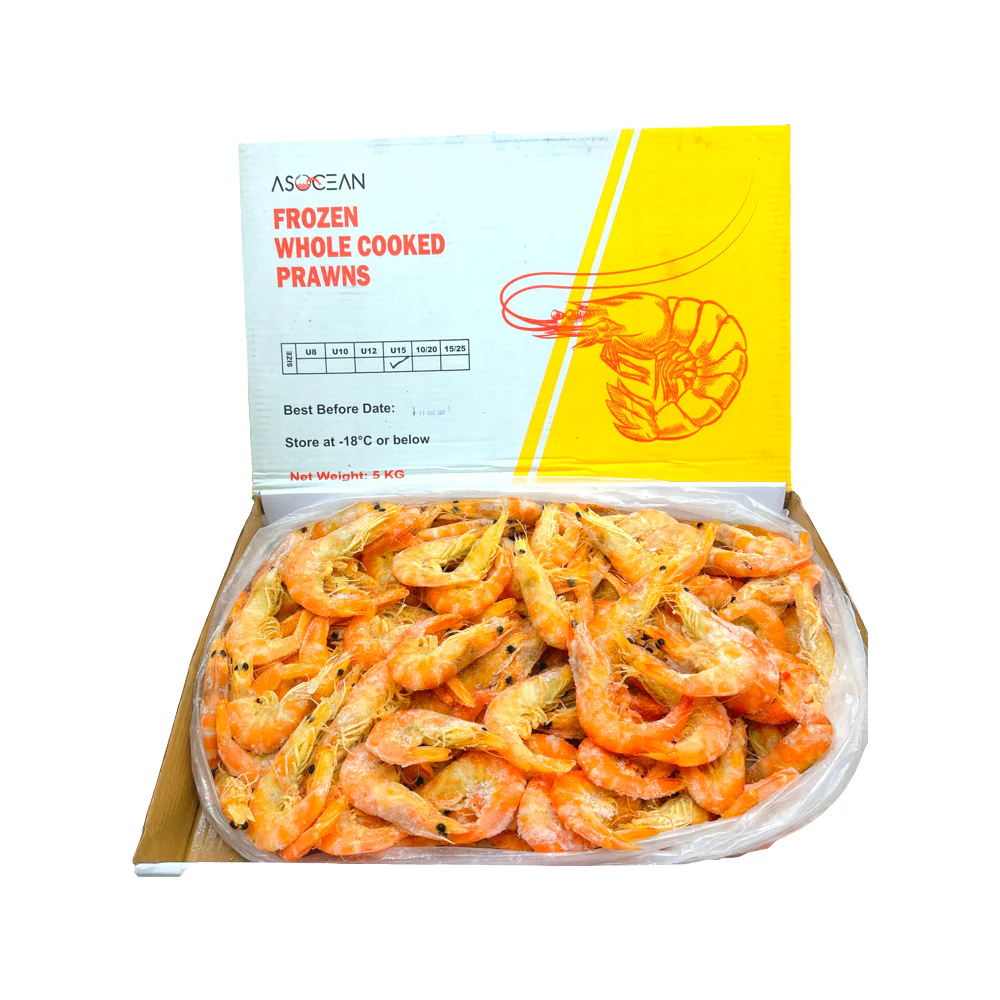 Thai Frozen Cooked Sweet Shrimp U15 - 500g - Image 2