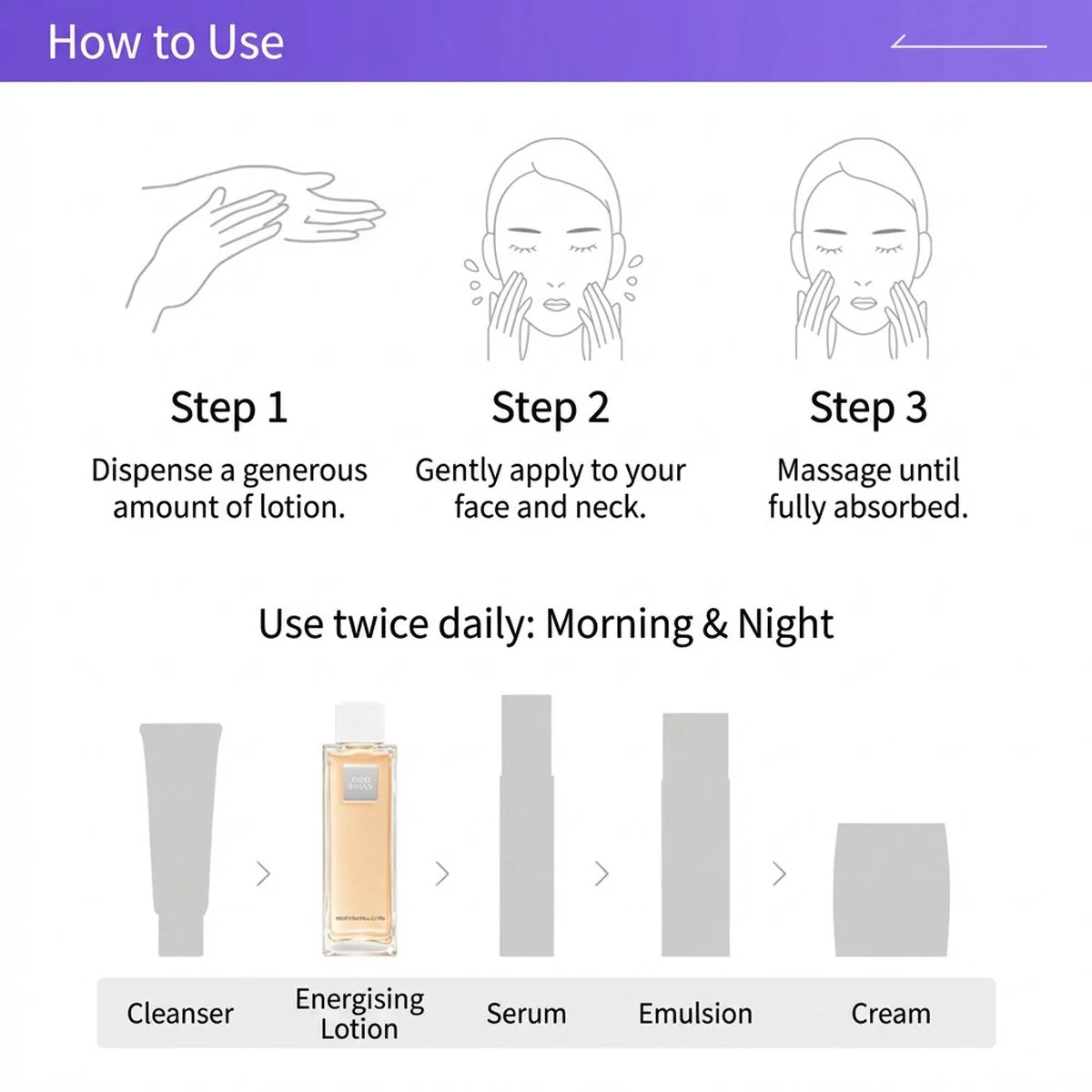 THE GINZA Moisturizing Lotion P 200ml - Hydrating Face Toner - Image 3