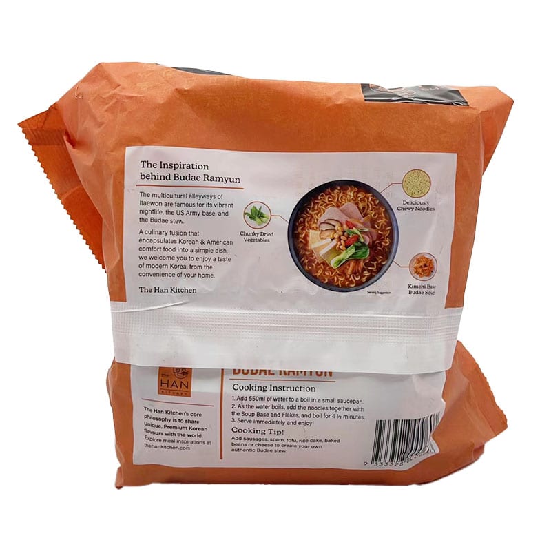 The Han Kitchen Budae Ramyun - 119g x 4 Packs (476g) - Image 2