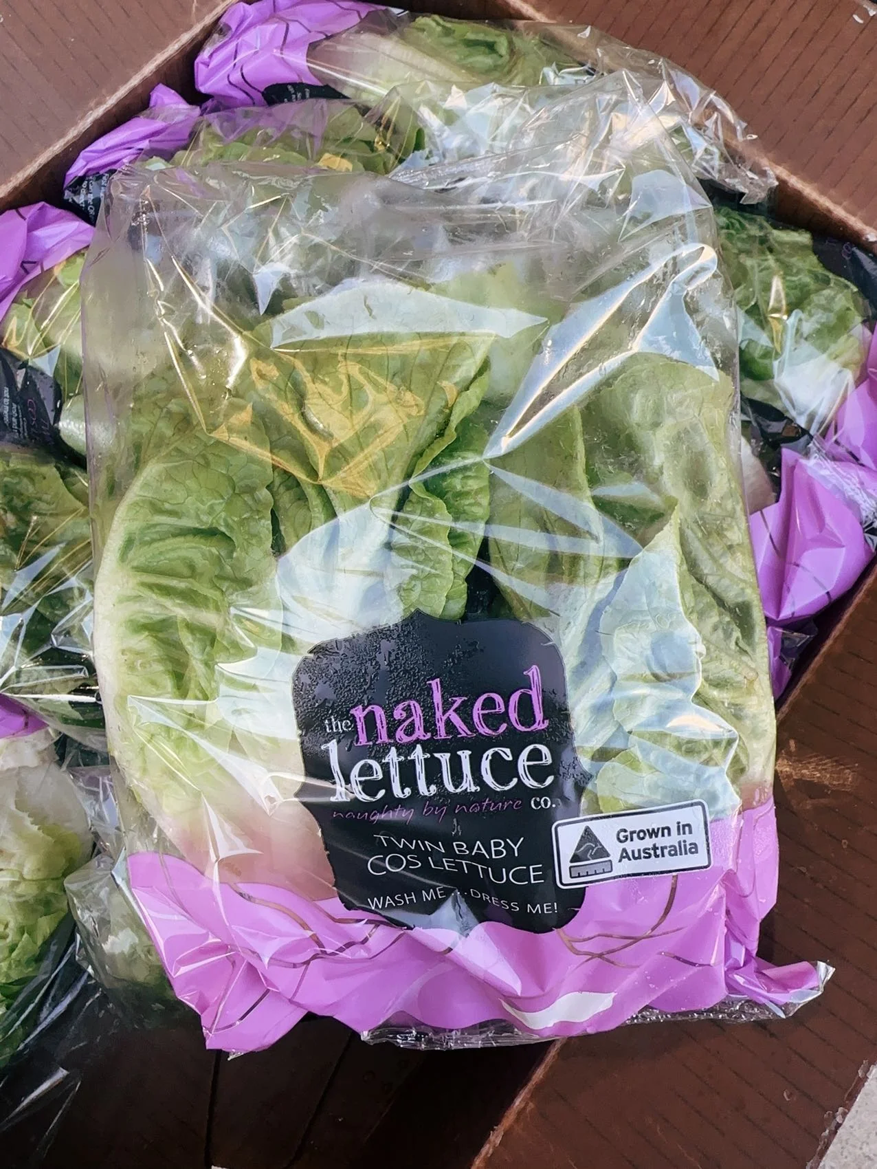 The Naked Lettuce Twin Baby Cos Lettuce - 2 Pieces