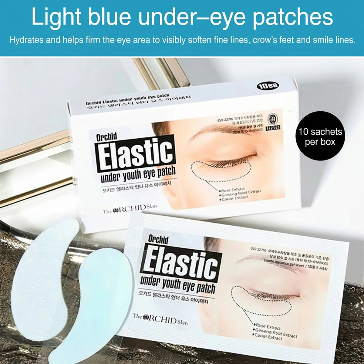 The Orchid Skin Elastic Under Youth Eye Patch - 10 Pieces - Image 2
