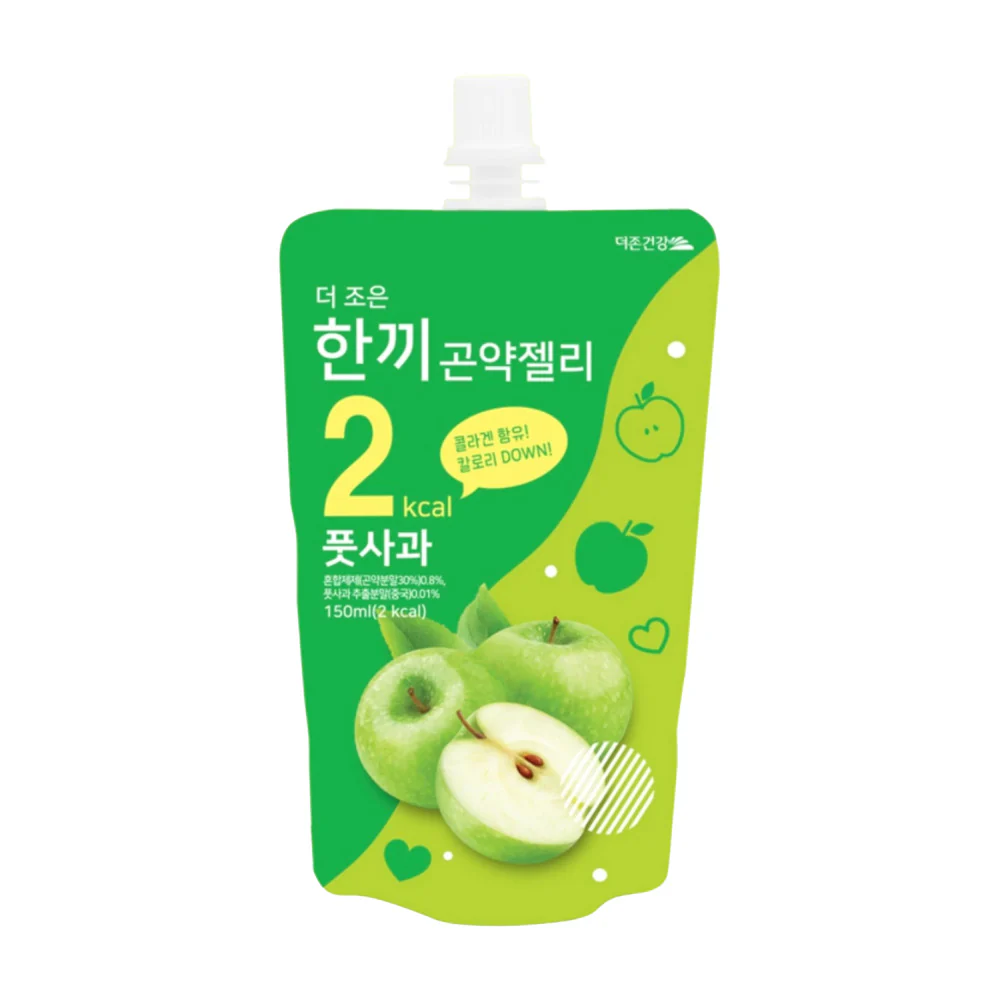 The Zoen Low-Calorie Konjac Jelly Green Apple Flavour 150g