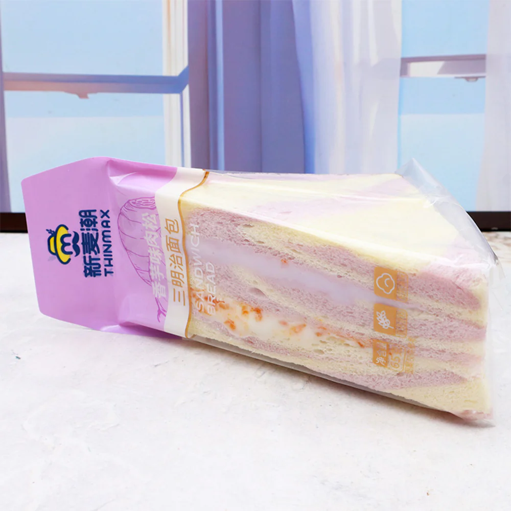 Thinmax Taro Flavored Pork Floss Sandwich Bread - 65g - Image 2
