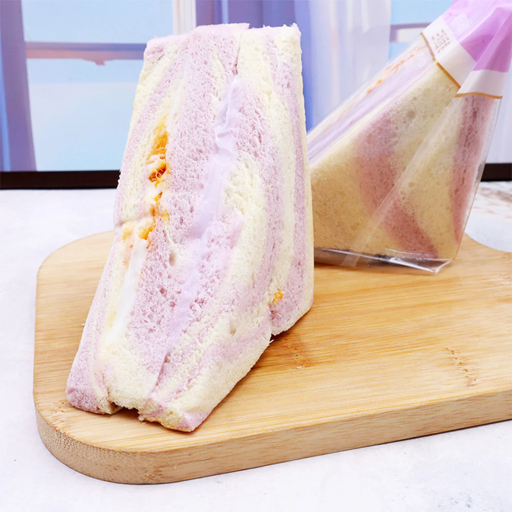 Thinmax Taro Flavored Pork Floss Sandwich Bread - 65g - Image 4
