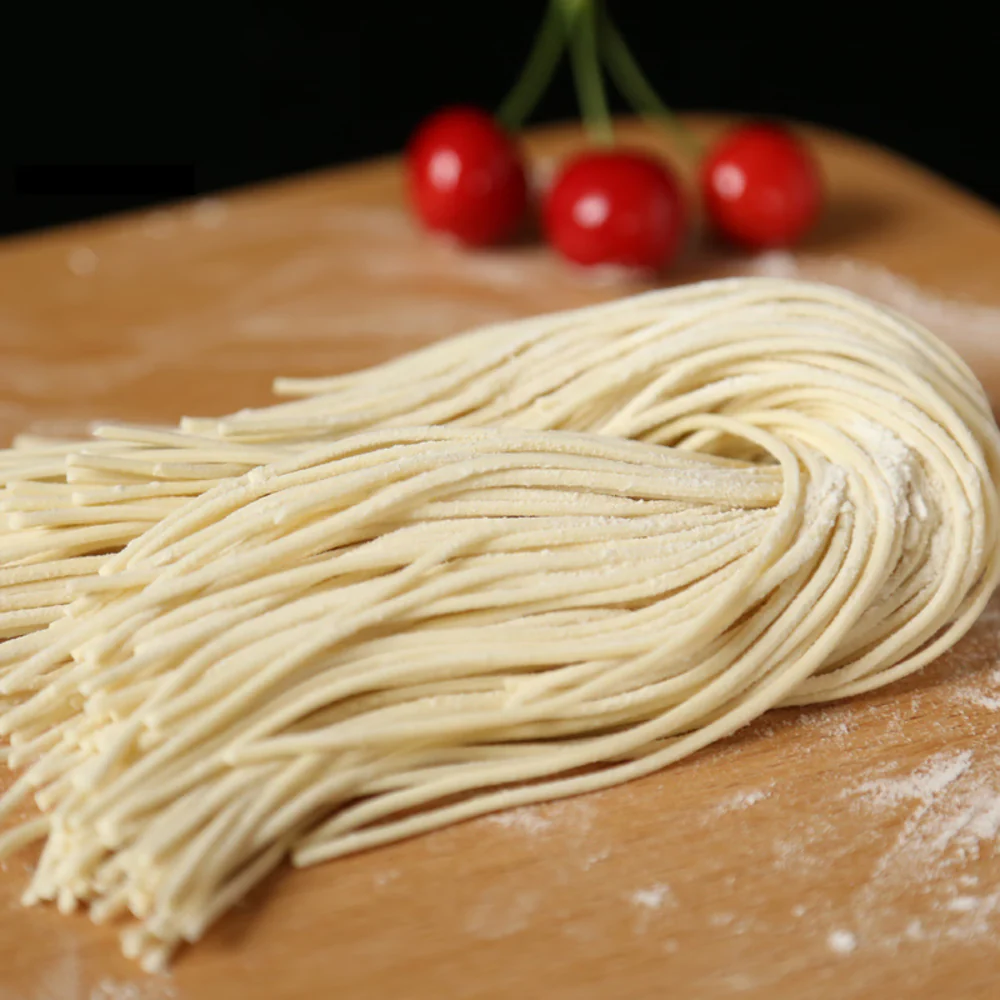 Three Cherries Egg Noodles 400g – Chinese Wheat Egg Noodles - Image 3