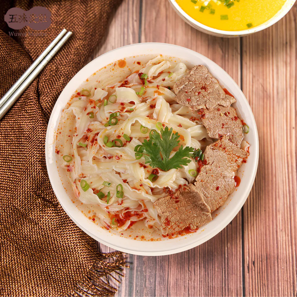 Three Cherries Knife-Shaved Noodles (Dao Xiao Mian) 500g - Image 3