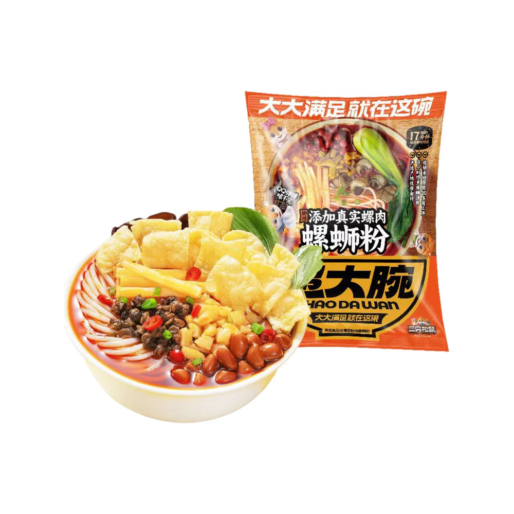 Three Squirrels Chao Da Wan Luosifen (River Snail Rice Noodles) 400g