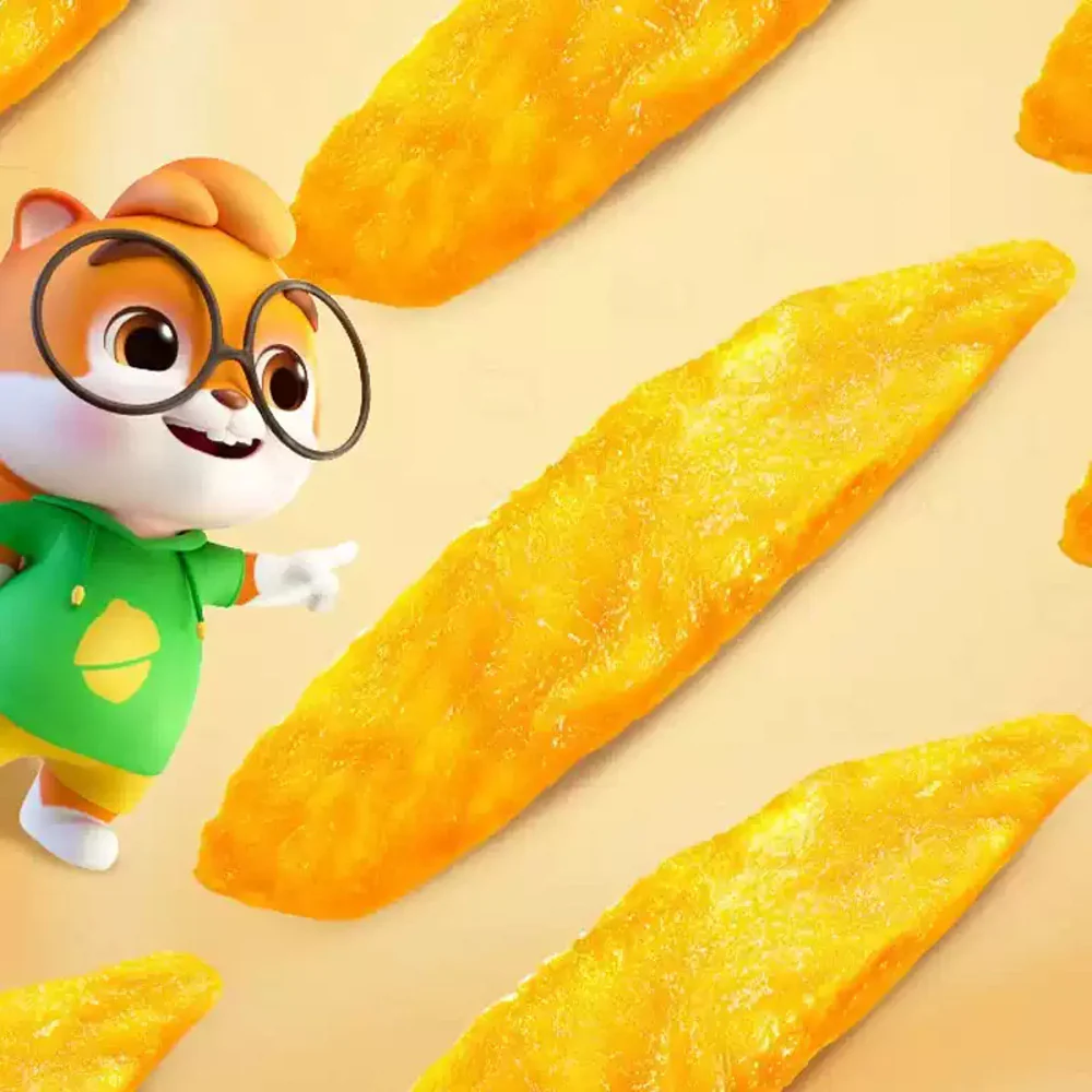 Three Squirrels Dried Mango Slices 100g - Image 2