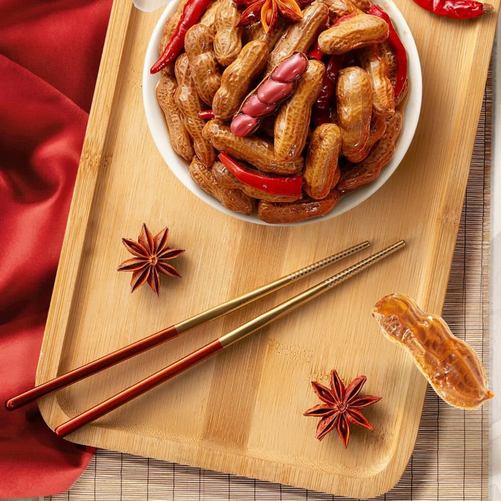Three Squirrels Spicy Braised Peanuts 300g - Image 3