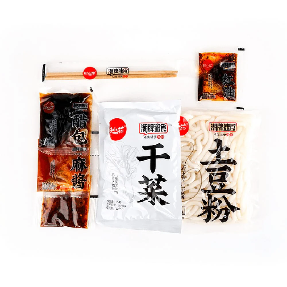 Tian Xiao Hua Self-Heating Potato Noodles with Sesame Sauce - 258g - Image 2