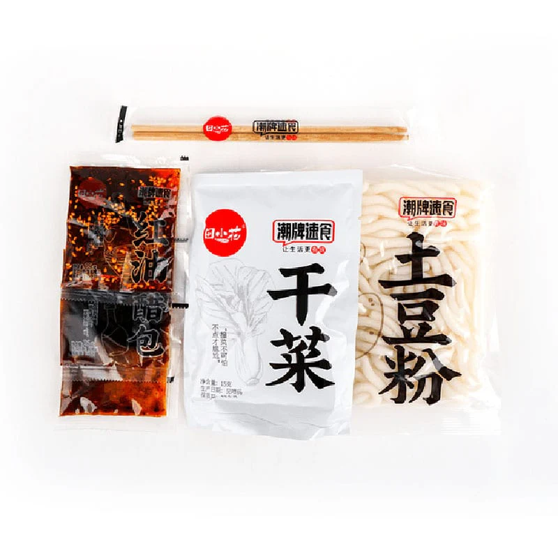 Tian Xiao Hua Self-Heating Spicy Potato Noodles - 259g - Image 2