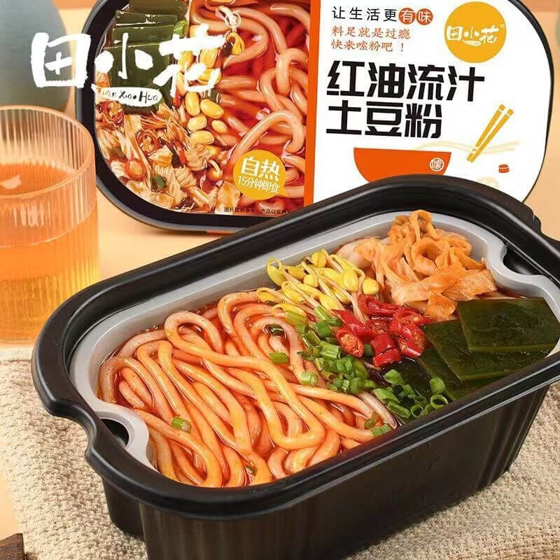 Tian Xiao Hua Self-Heating Spicy Potato Noodles - 259g - Image 3