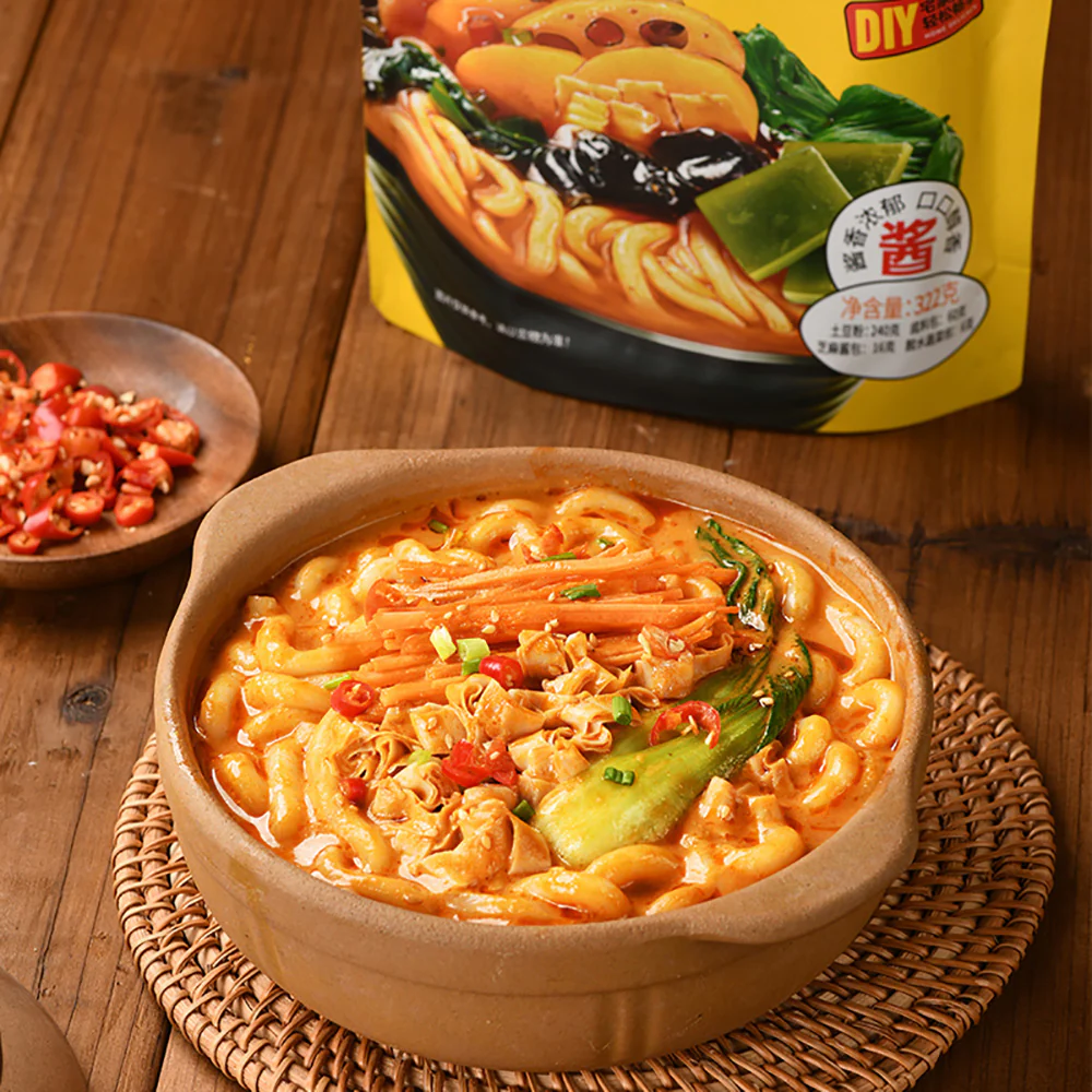 Tian Xiaohua Clay Pot Potato Noodles with Sesame Sauce Flavor - 322g - Image 4