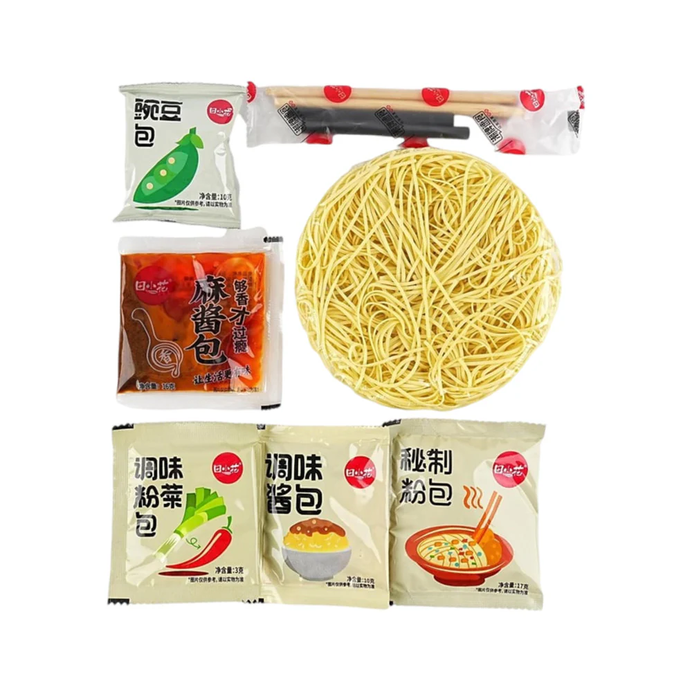 Tian Xiaohua Mashed Potato Noodles – Rich Sesame Paste Flavor 121g - Instant Bowl Noodles - Image 2
