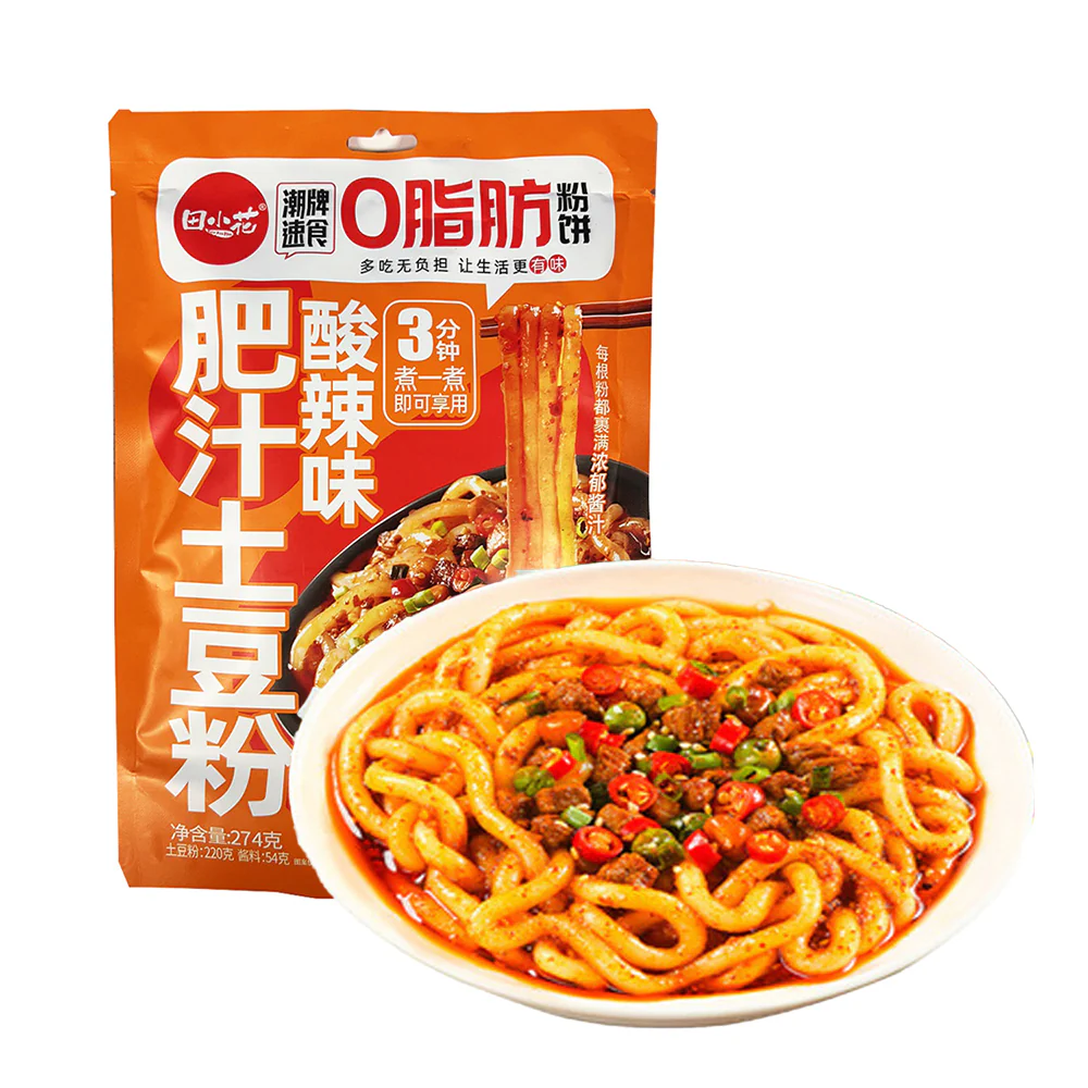 Tian Xiaohua Spicy and Sour Potato Noodles - 274g