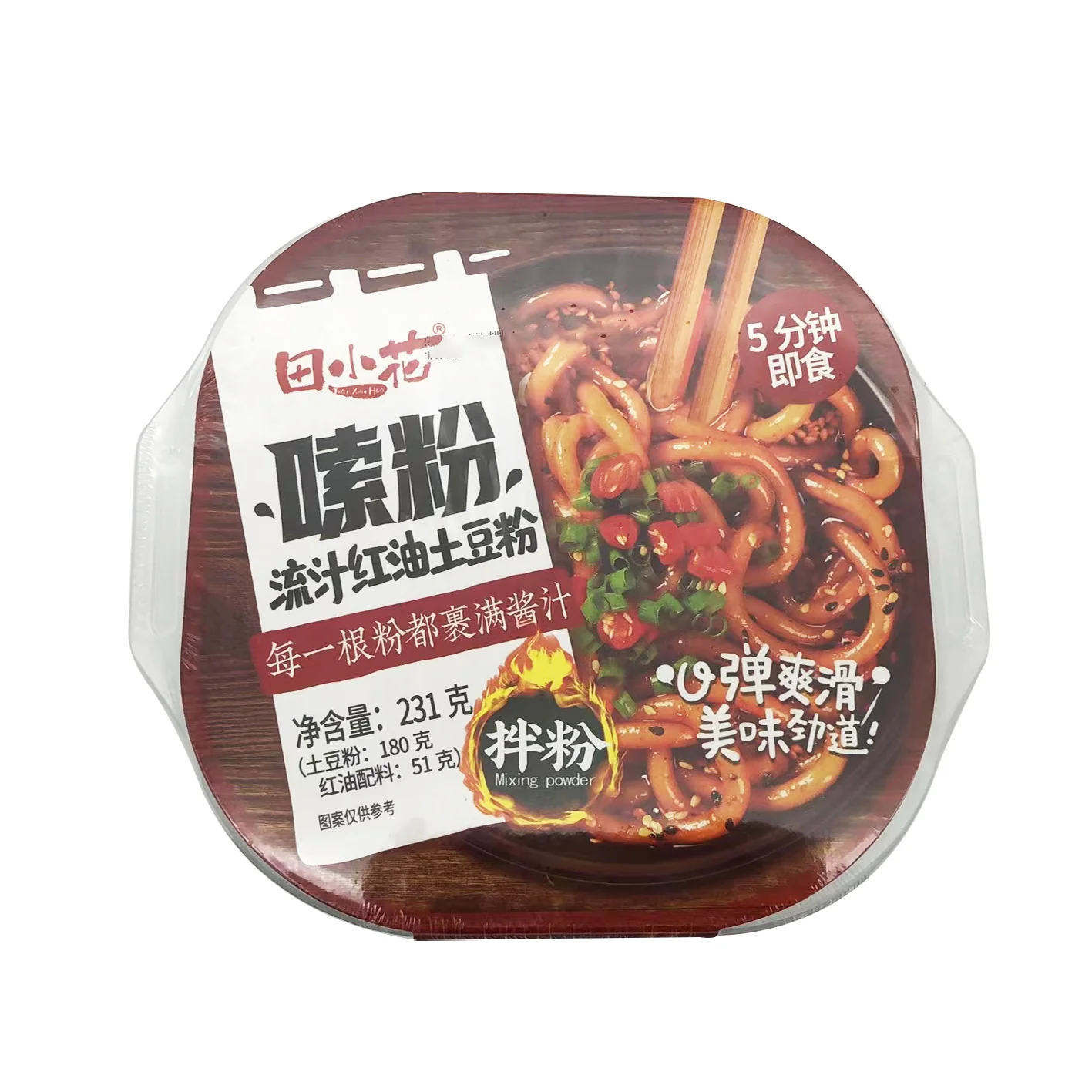 Tian Xiaohua Spicy Red Oil Potato Noodles - 231g