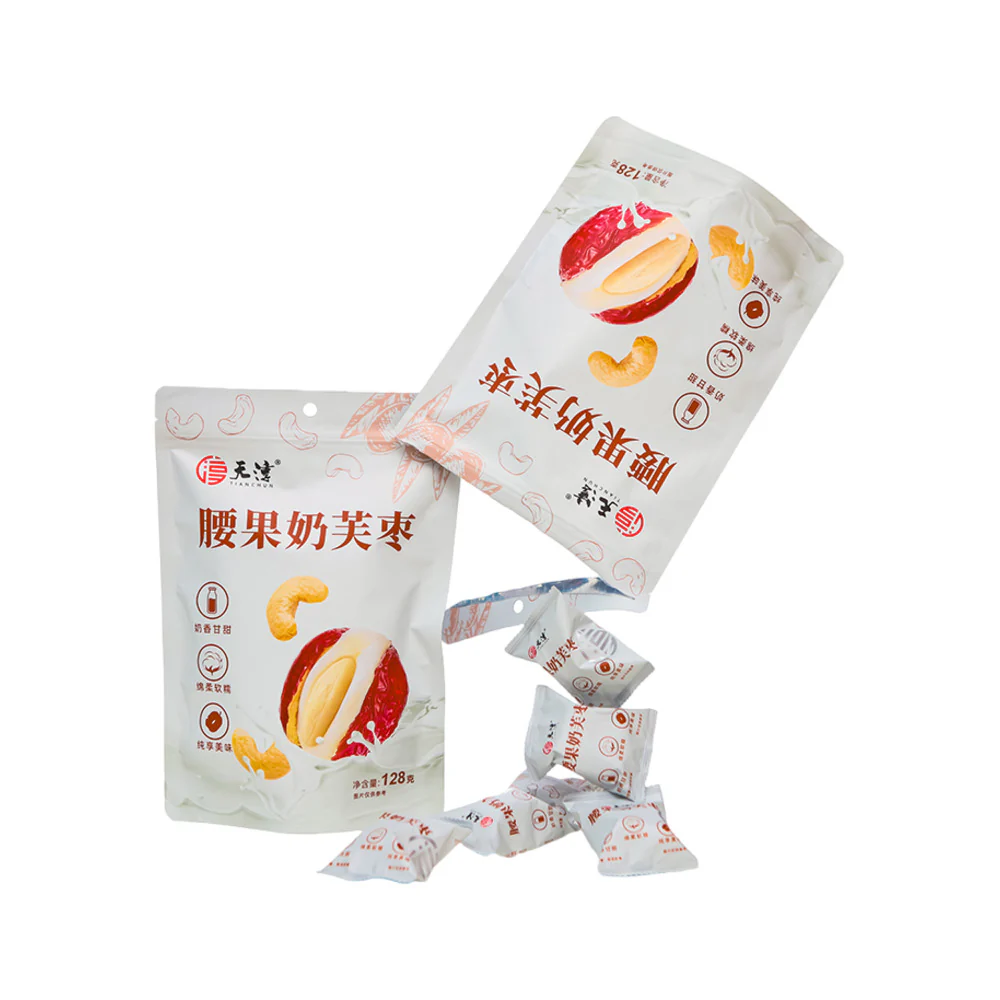 TianChun Cashew Milk Jujube Snack - 128g - Image 4