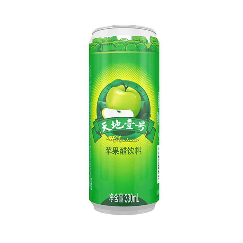 Tiandi No.1 Apple Vinegar Drink - 330ml x 15 Cans - Image 4