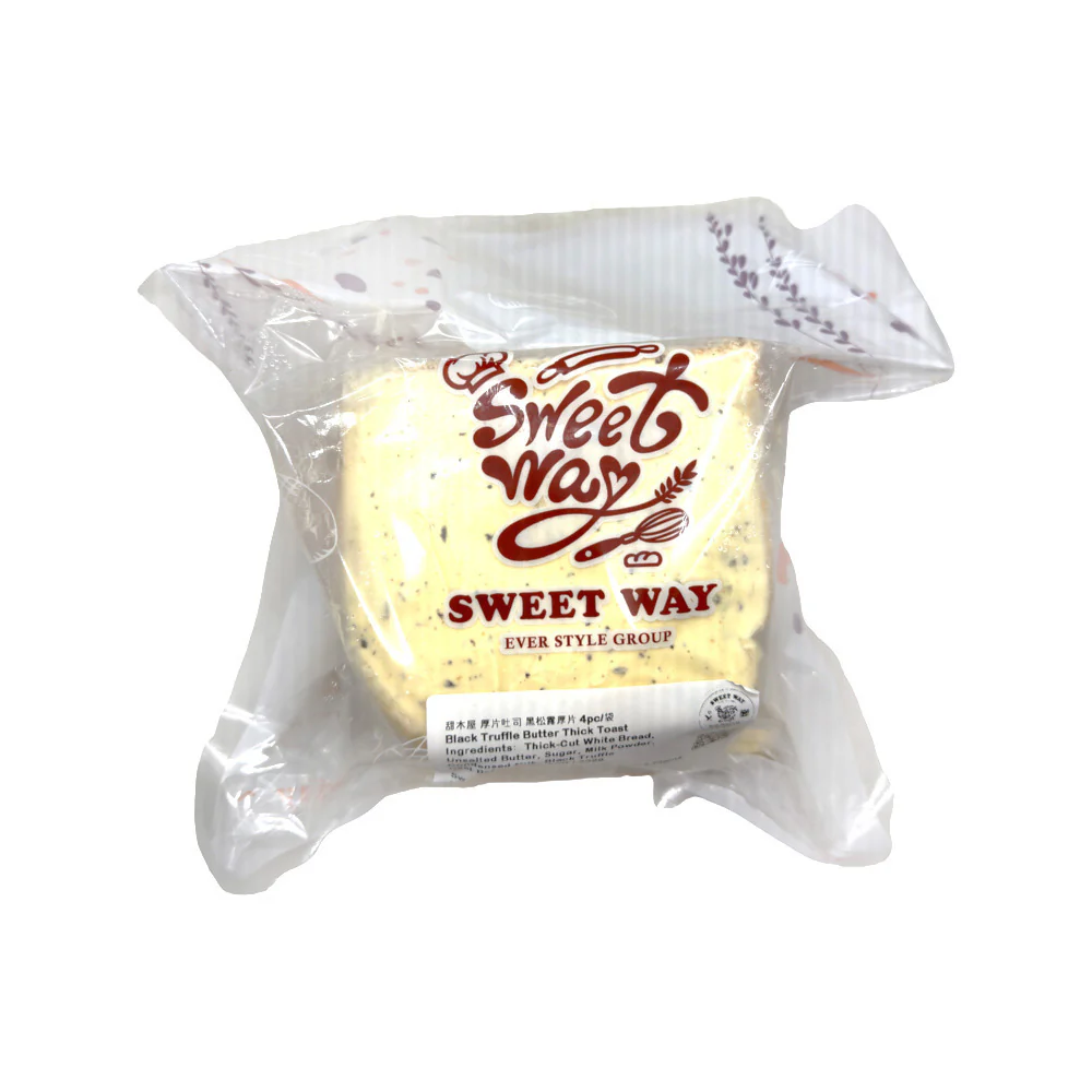 Tianmuwu Frozen Thick-Cut Toast - Black Truffle - 4 Pieces - Image 2