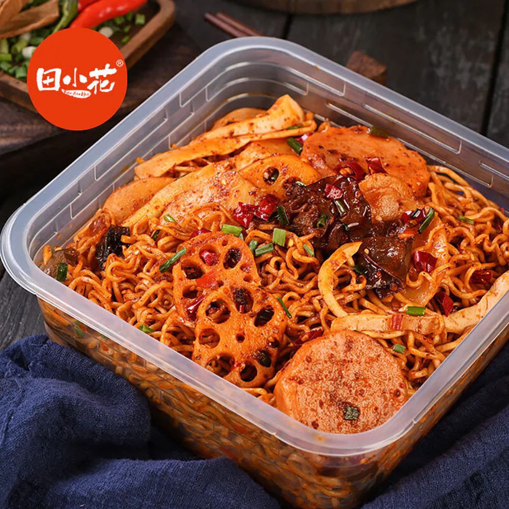 TianXiaoHua Northeastern Spicy Mix - Spicy Flavor, Boxed, 284g - Image 2