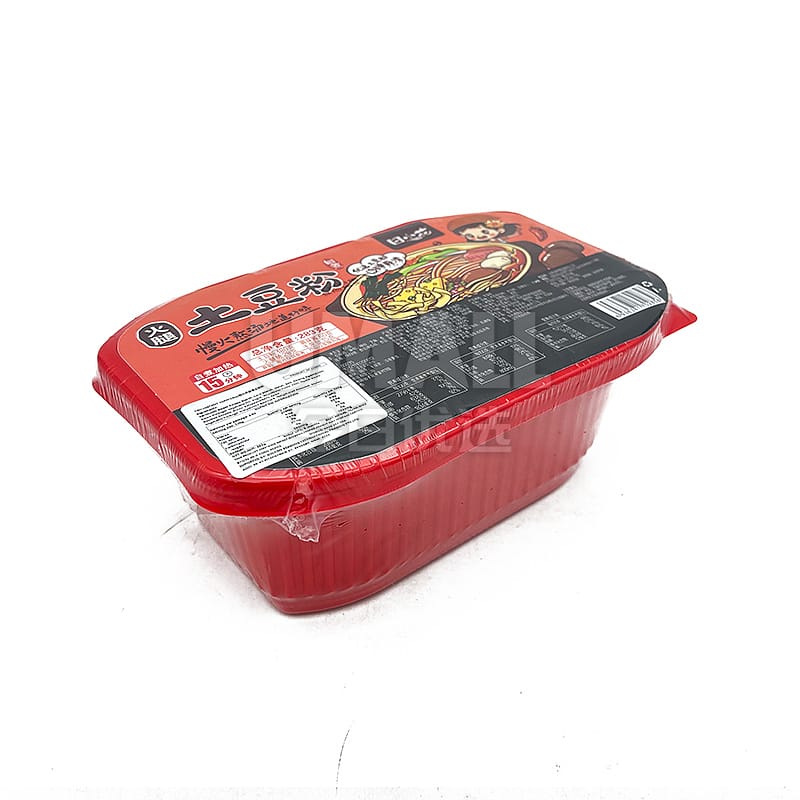 TianXiaoHua Self-Heating Potato Noodles with Ham - 283g - Image 2