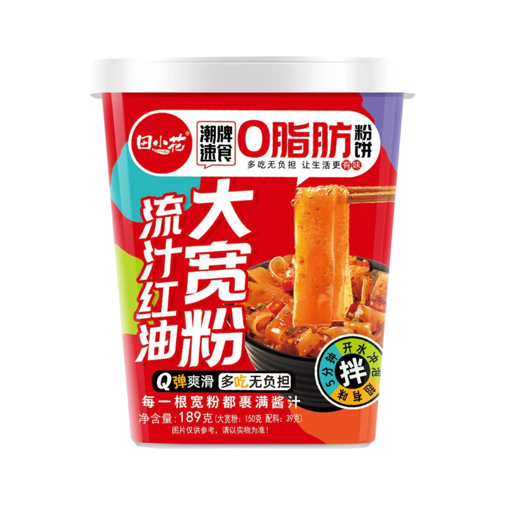Tianxiaohua Spicy Chilli Oil Wide Sweet Potato Vermicelli Cup 189g