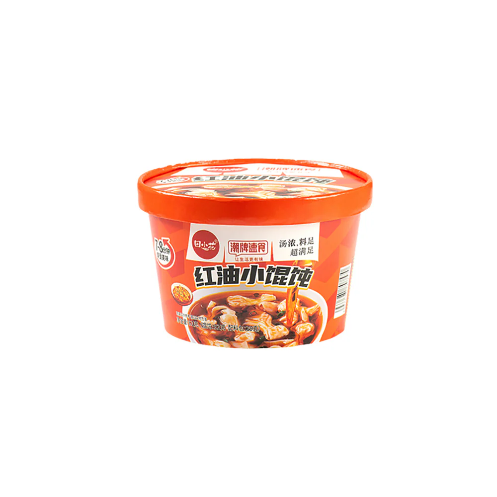 TianXiaoHua Spicy Red Oil Mini Wontons - 52g