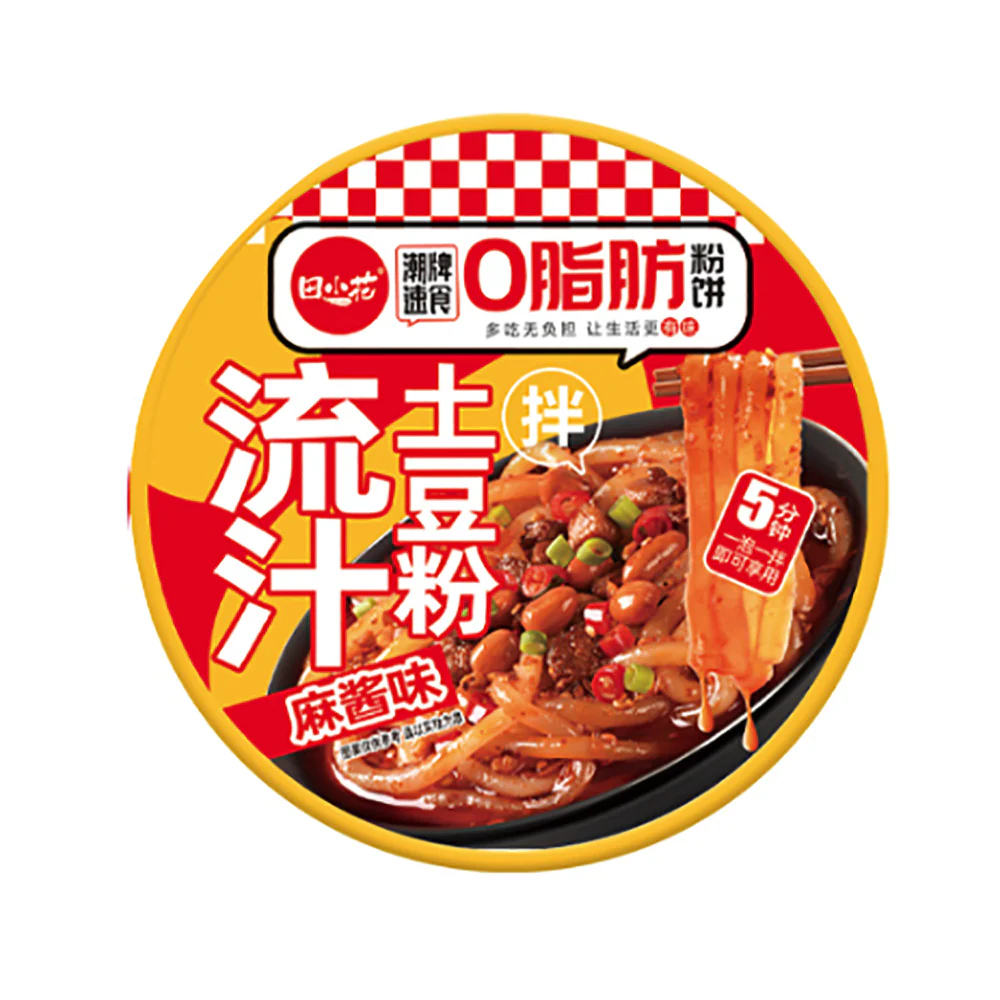 TianXiaoHua Zero Fat Spicy Potato Noodles Bowl - 294g
