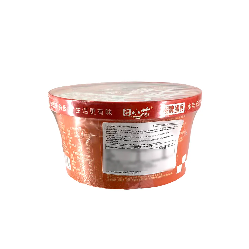 TianXiaoHua Zero Fat Spicy Potato Noodles Bowl - 294g - Image 3