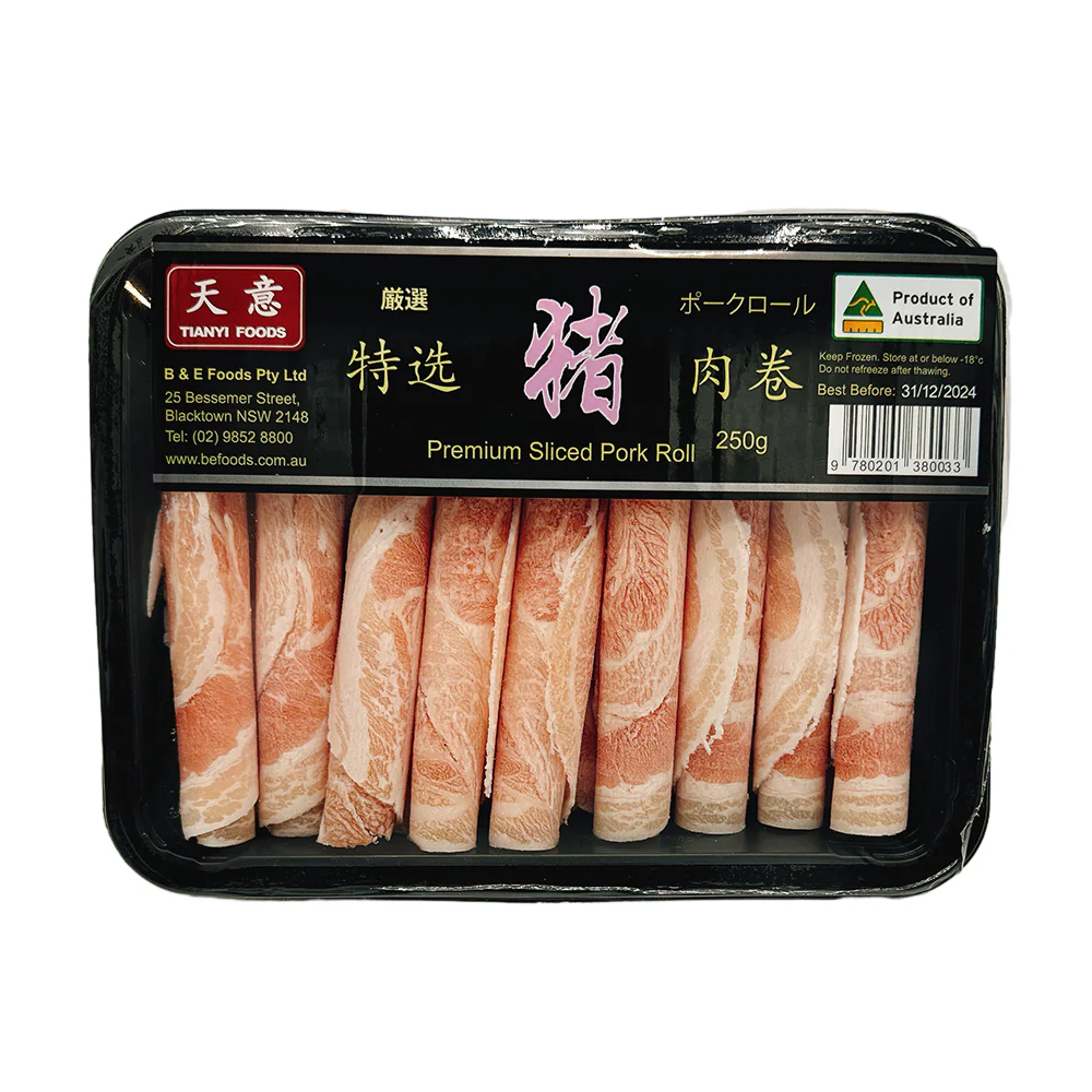 TianYi Premium Sliced Pork Roll - 250g