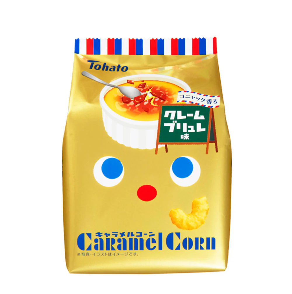 Tohato Caramel Corn - Creme Brulee Flavor, 65g