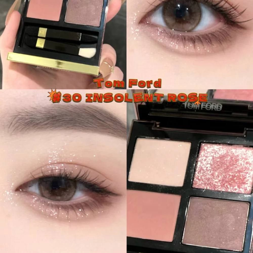 Tom Ford Eye Color Quad Eyeshadow Palette - 30 Insolent Rose - Image 2