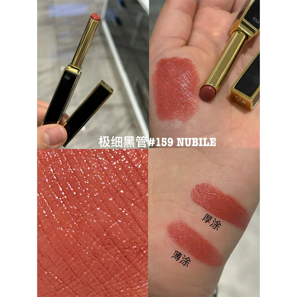 Tom Ford Slim Lip Color Shine Lipstick 159 Nubile - Image 2