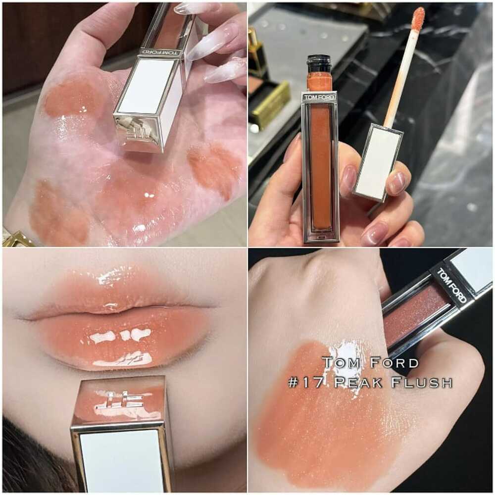 Tom Ford Snow Glow Limited Edition Lip Lacquer – 17 Peak Flush - Image 2