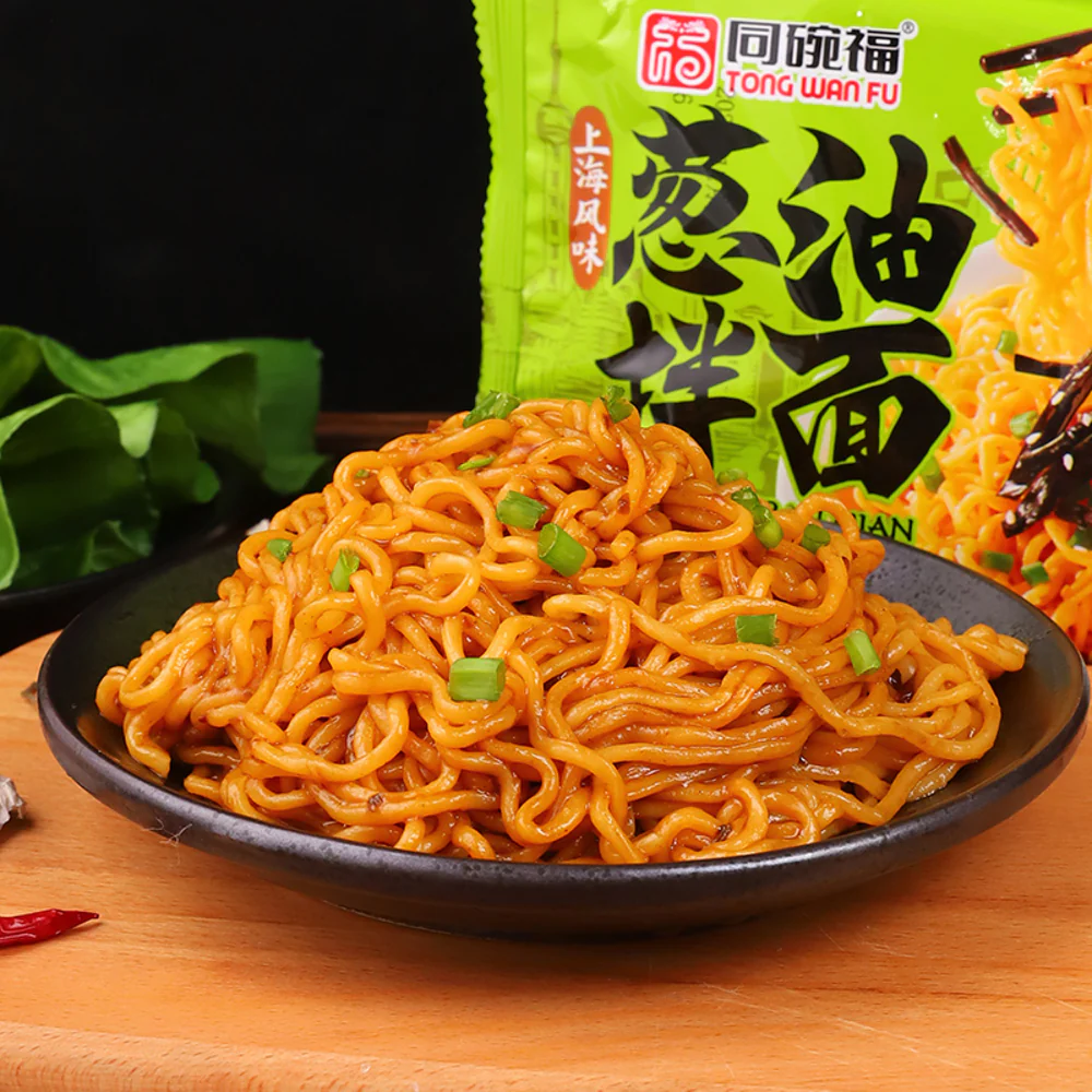 Tong Wan Fu Shanghai Scallion Oil Noodles 5-Pack 116g Each - Image 2