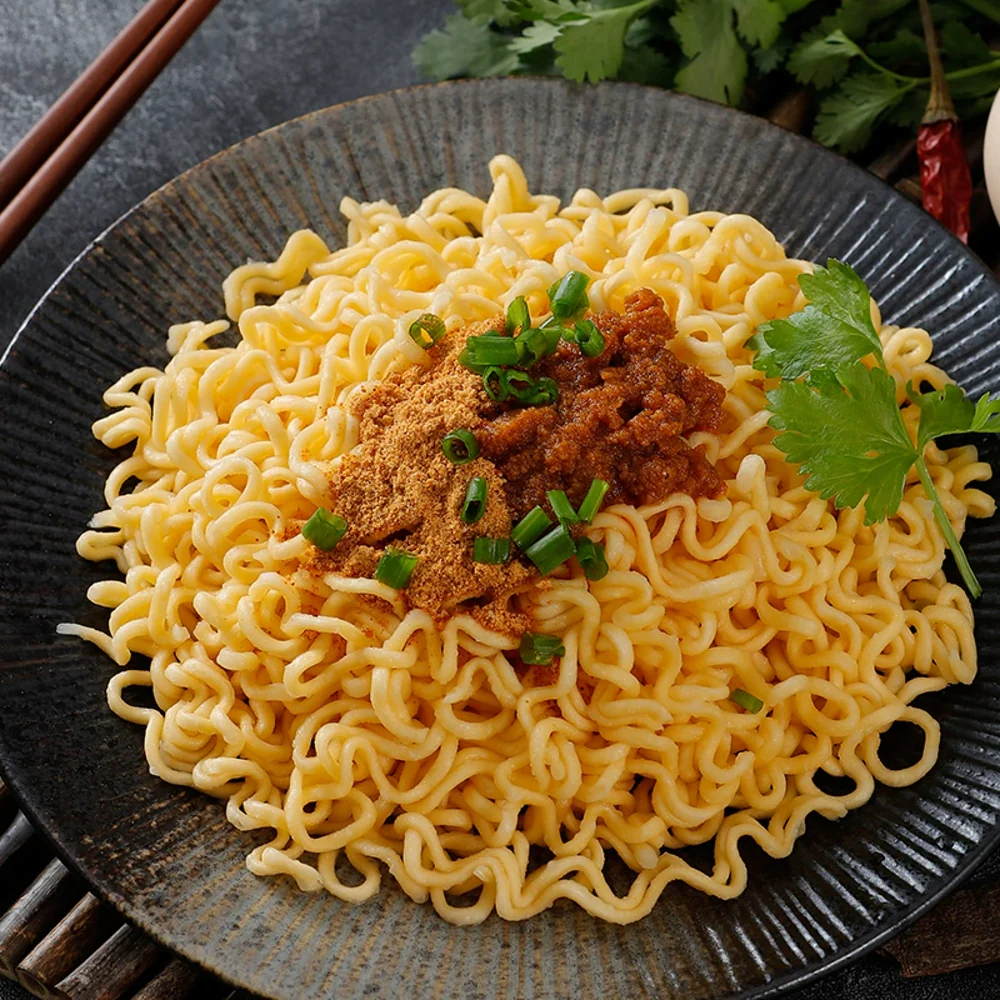 Tongwanfu Salted Egg Yolk Noodles - 5 Pack, 116g Each - Image 2